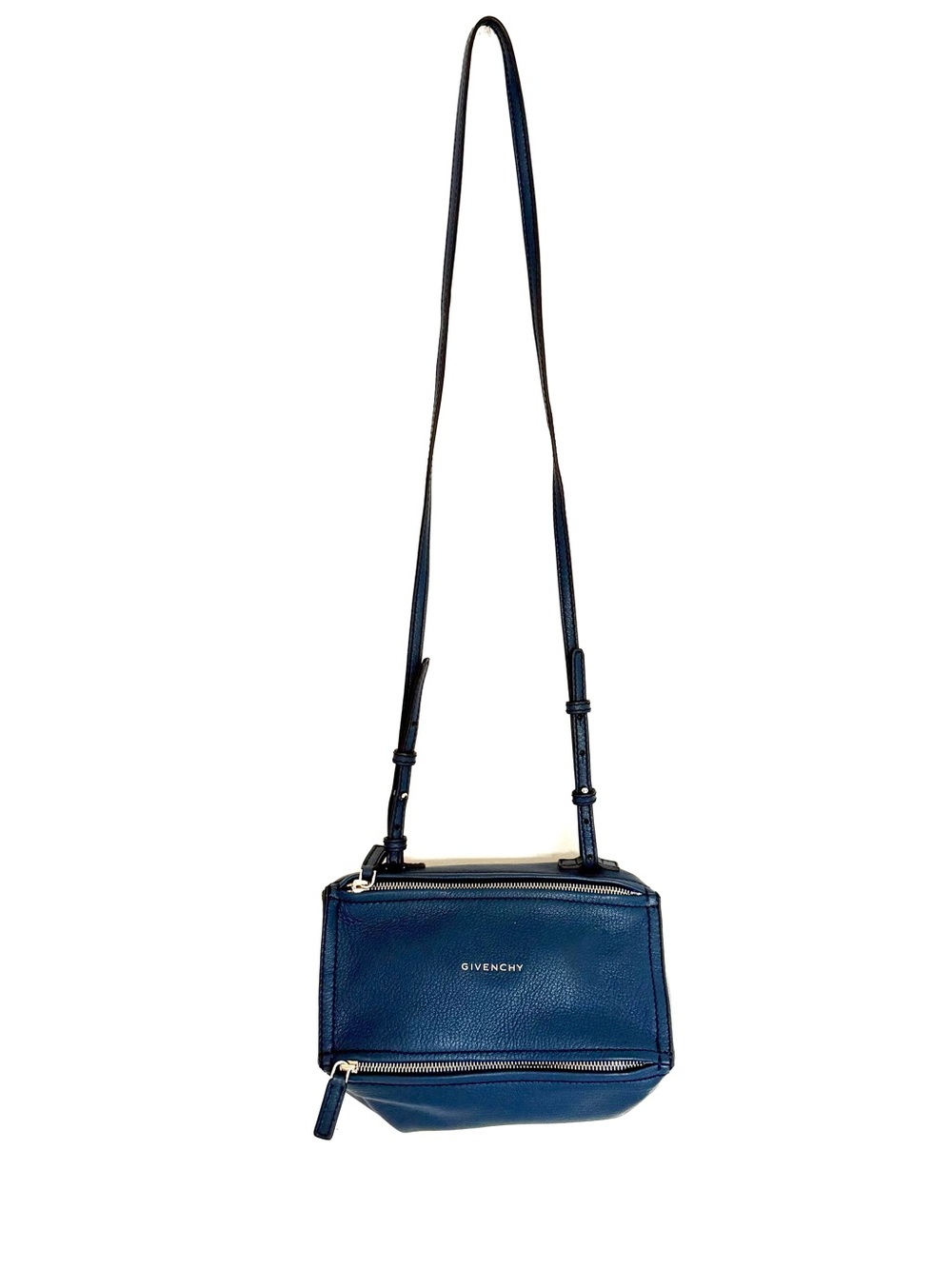Givenchy Pandora Navy Leather Crossbody Bag